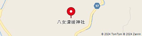 八女津媛神社の地図
