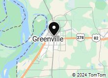 Map of Greenville MS