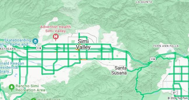 Current traffic for 93063, Simi Valley, California