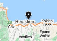 Map of Heraklion