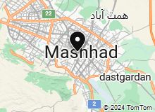 Map of Mashhad,Iran