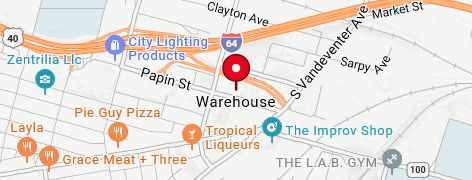 Map of warehouse