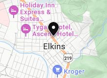Map of Elkins WV