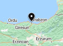 Map of Trabzon,Turkey