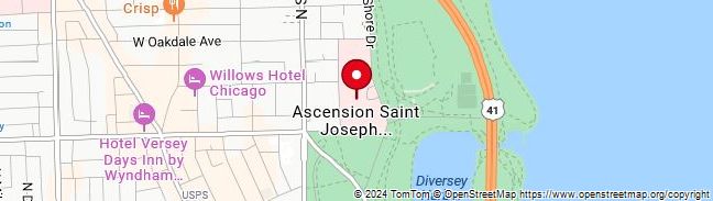 Map of st joseph ascension hospital chicago