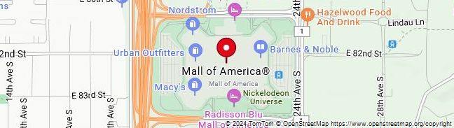 Map of mall of america stores
