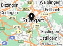 Map of Stuttgart,Germany