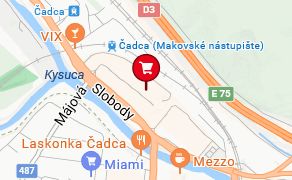 Map of Cadca,Slovakia