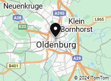 Map of Oldenburg,Germany