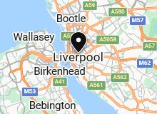 Map of Liverpool,United Kingdom