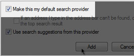 Make Bing my default search provider step 3 of 3