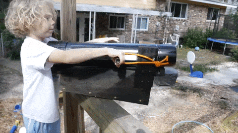 how to make a homemade water balloon cannon