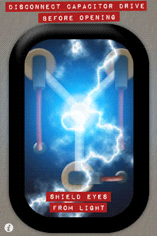 Image result for flux capacitor gif