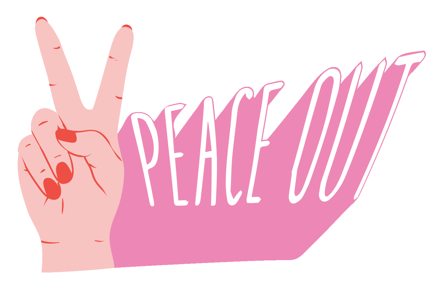 Image result for peace out and love