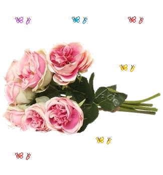 Resultado de imagem para gifs fofos animados de lindos buques de rosas