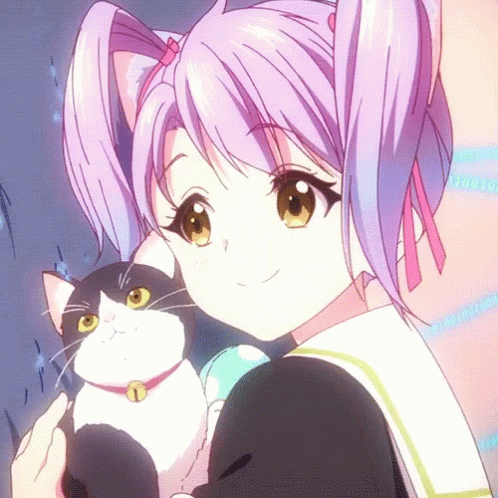 Resultado de imagem para gifs cute anime girl
