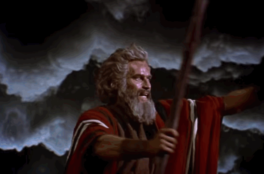 Image result for the ten commandments movie gif