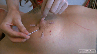 deep needle torture Tit