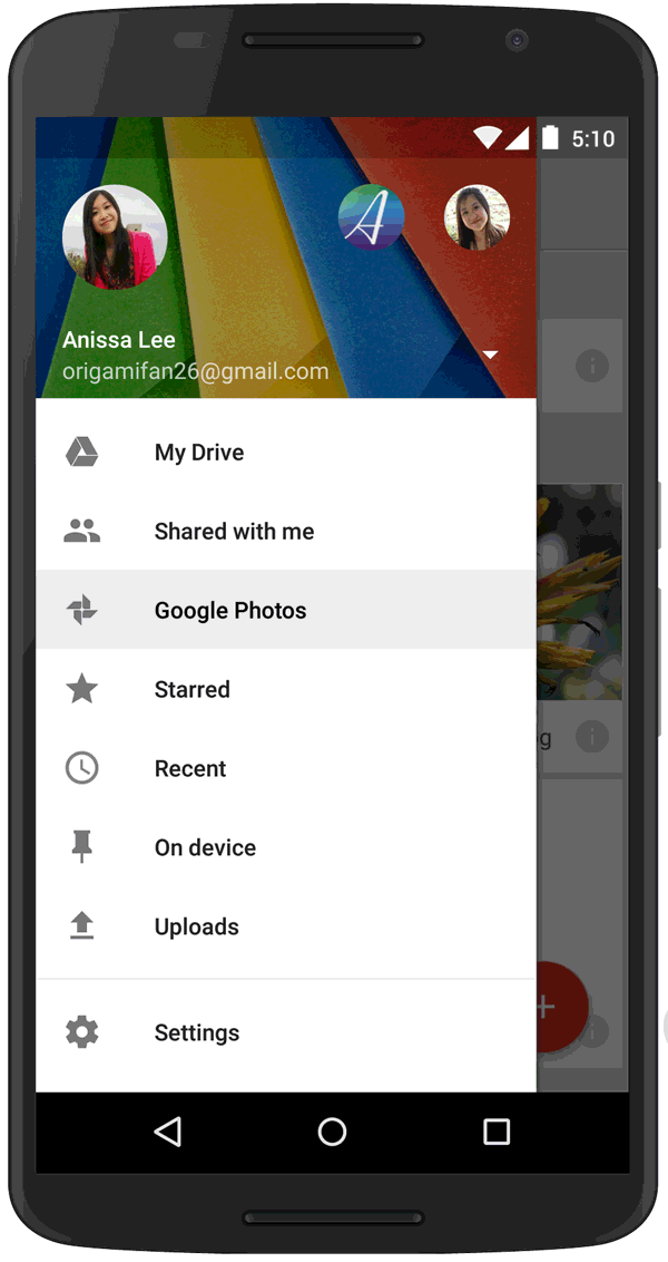 how to download photos from google drive to my phone
