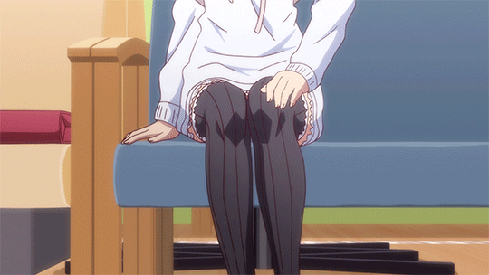 Anime thighs gif