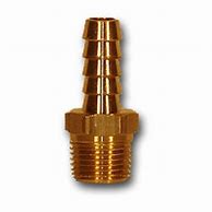 Image result for 1/2 brass male thread to tubing fitting